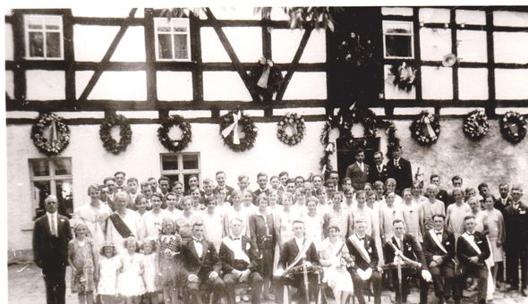 Schützenfest bei Senta Göpfert, Nr.70, heute Neubau Unger
